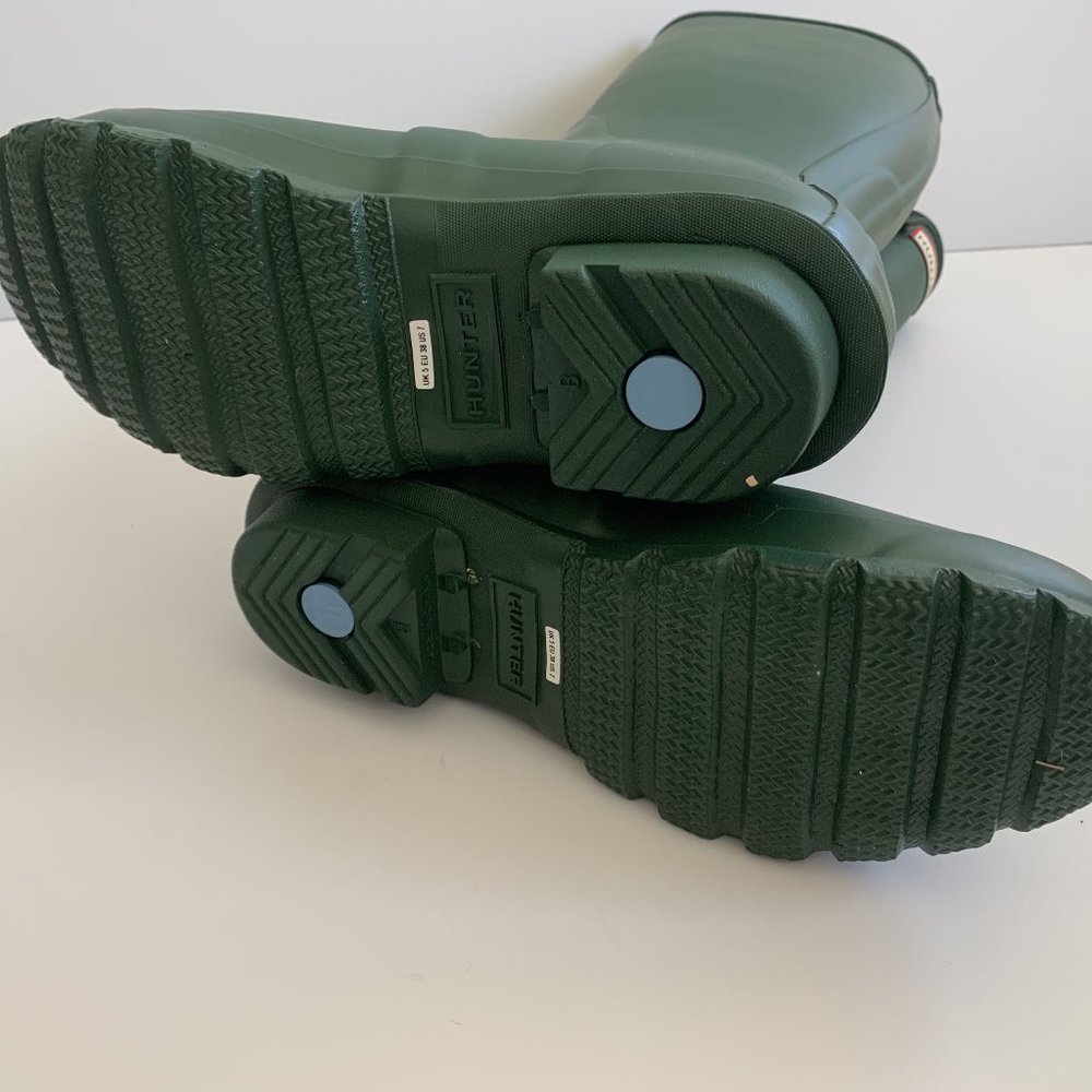 NIB Hunter Classic Green Tall Rubber Boots 38 7.5 - Picture 7 of 10